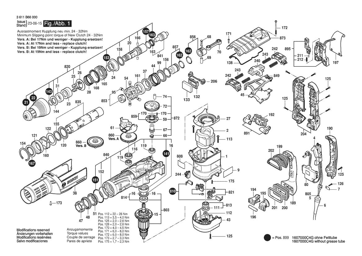 bosch gbh 12-52d yedek parça