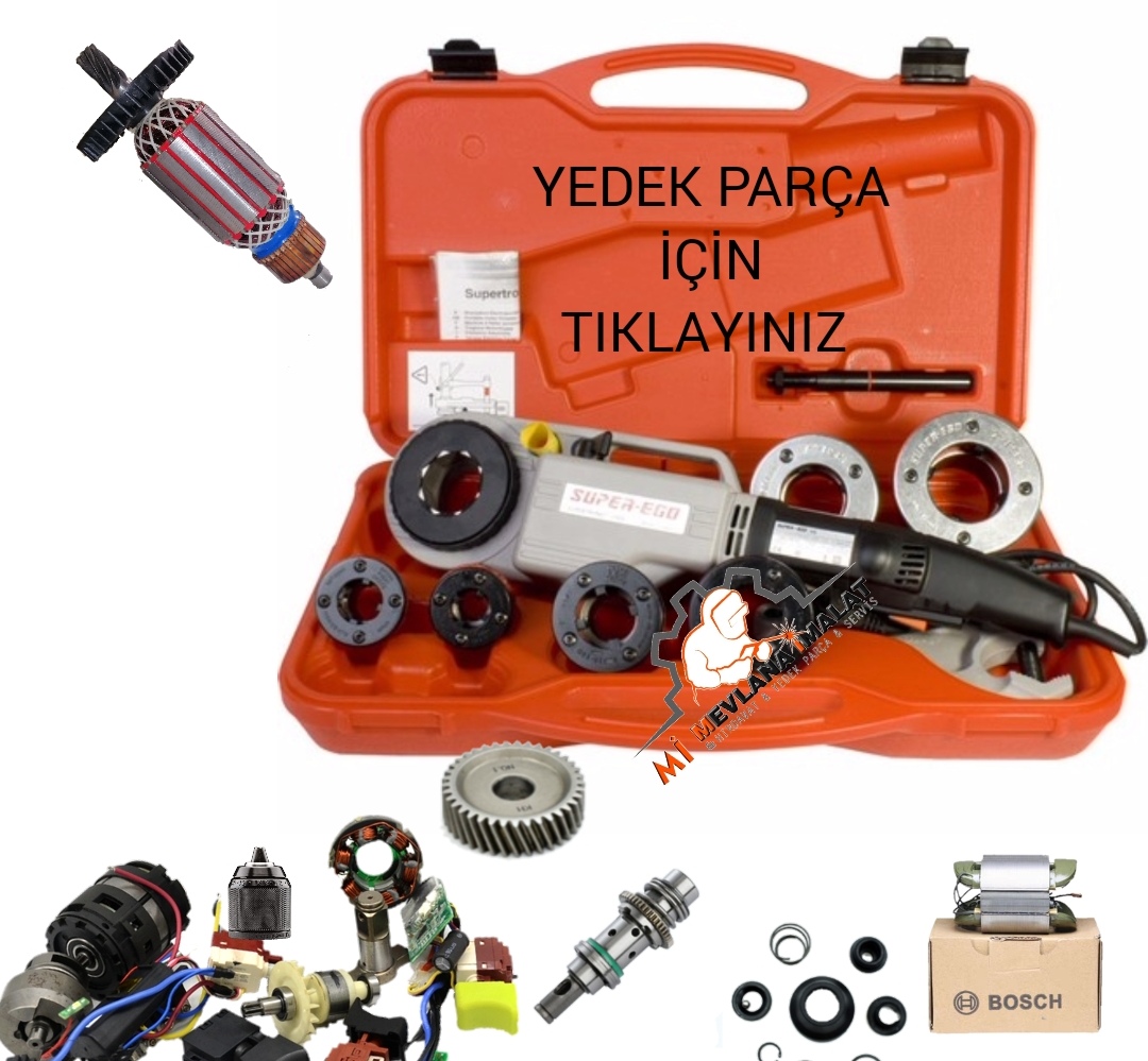super ego pafta 1/2'-2' yedek parçaları