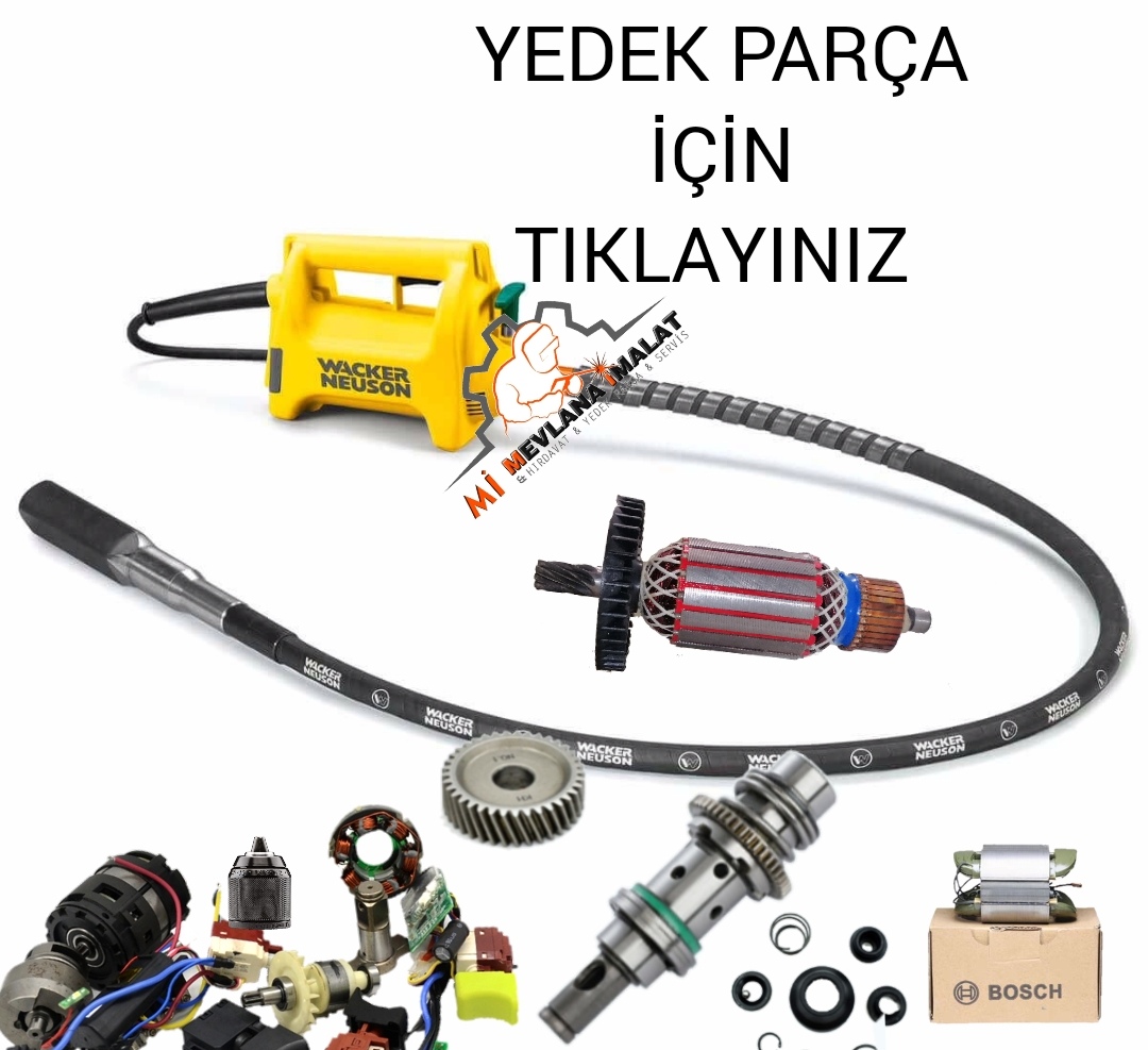 wacker vibrator m3000 yedek parça