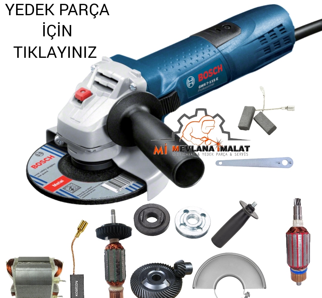 gws 7-115 e taşlama yedek parça