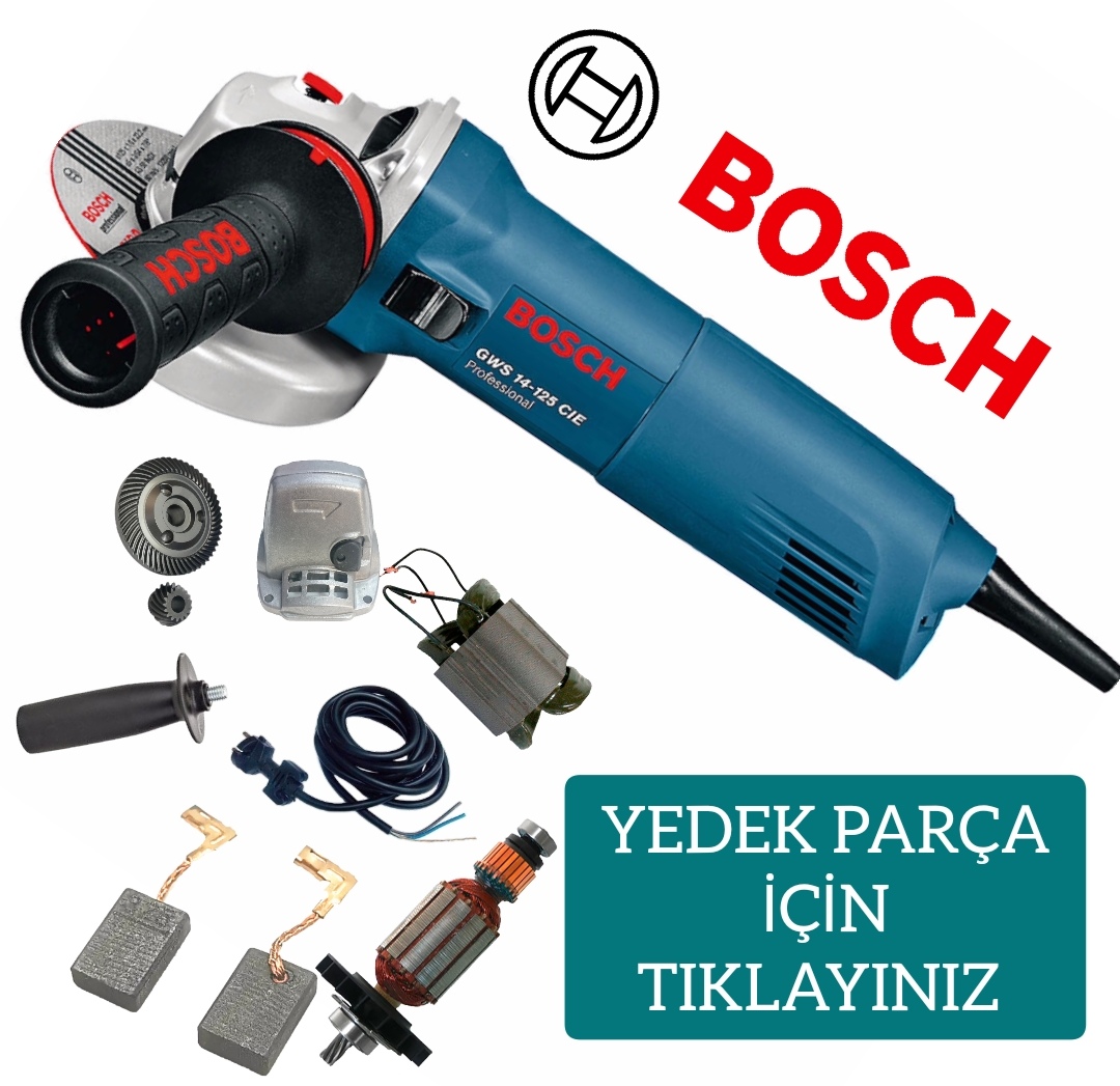 Bosch GWS 14-125 CIE Taşlama Ve Yedek Parçaları