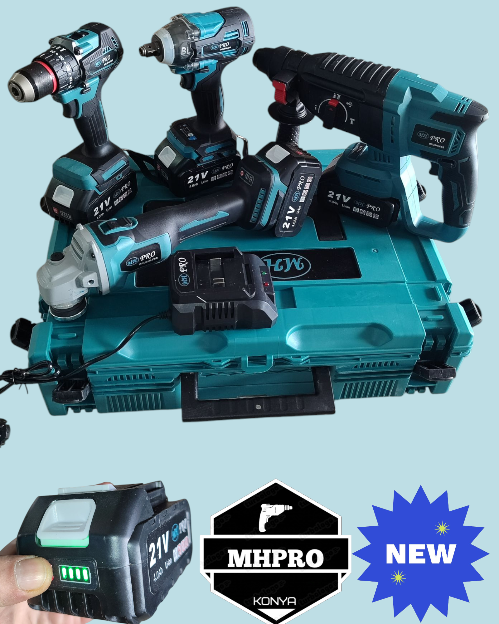 Komson mh pro 4 lü set