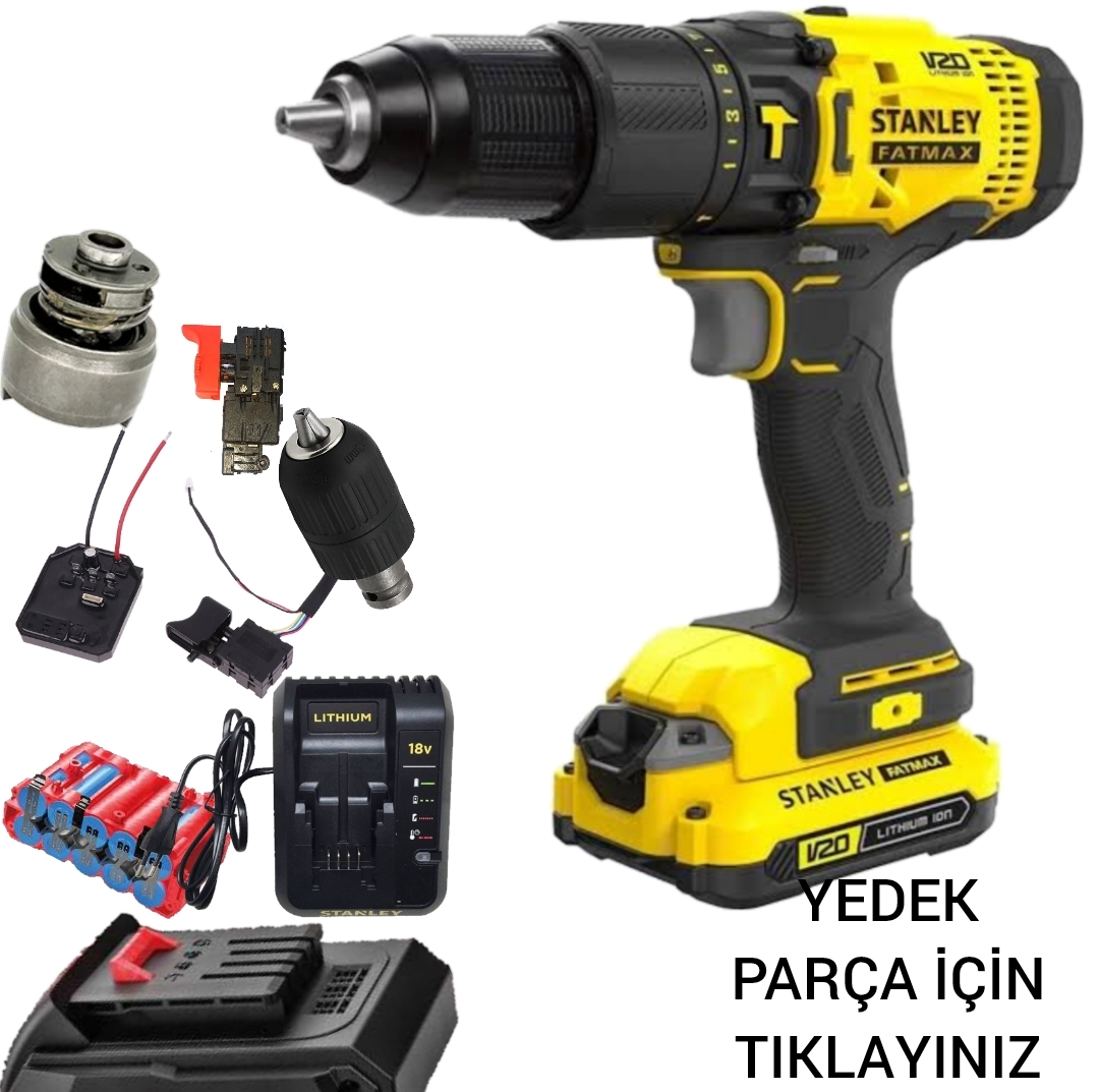 stanley fatmax scd718 yedek parçaları