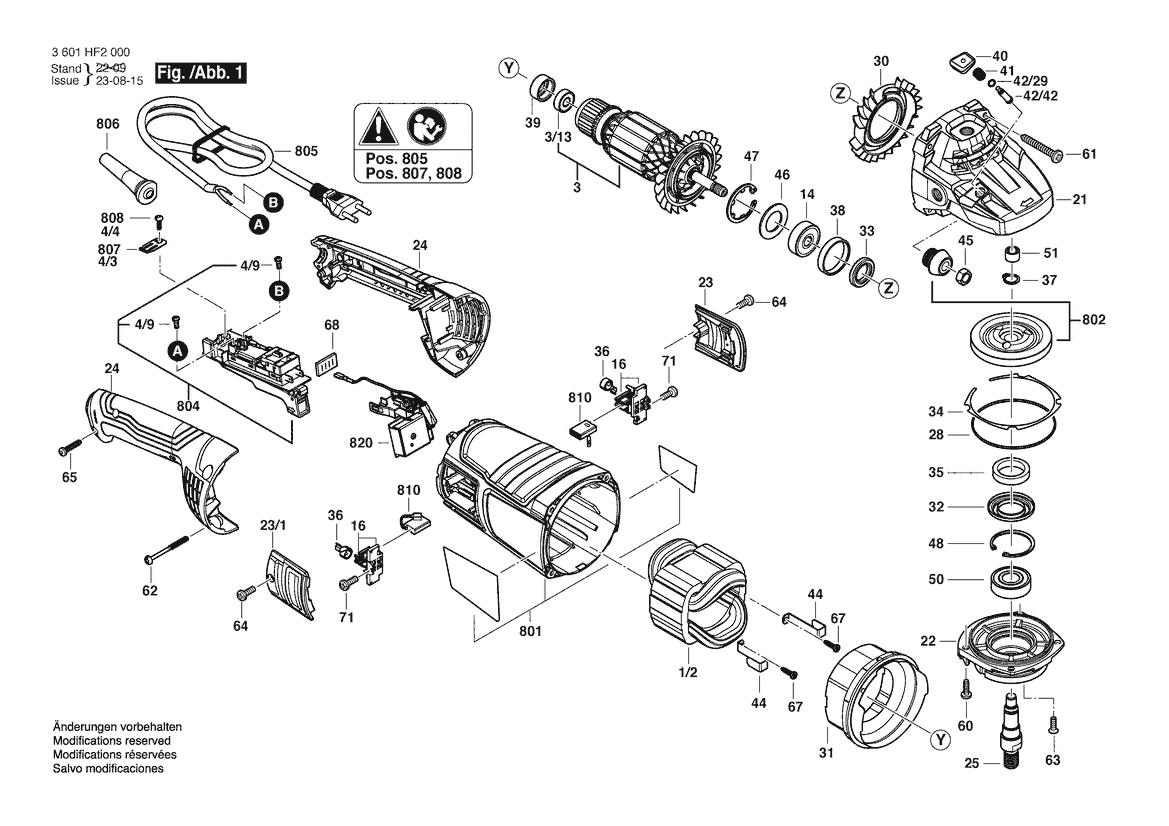 BOSCH GWS 2000 P YEDEK PARÇALARI