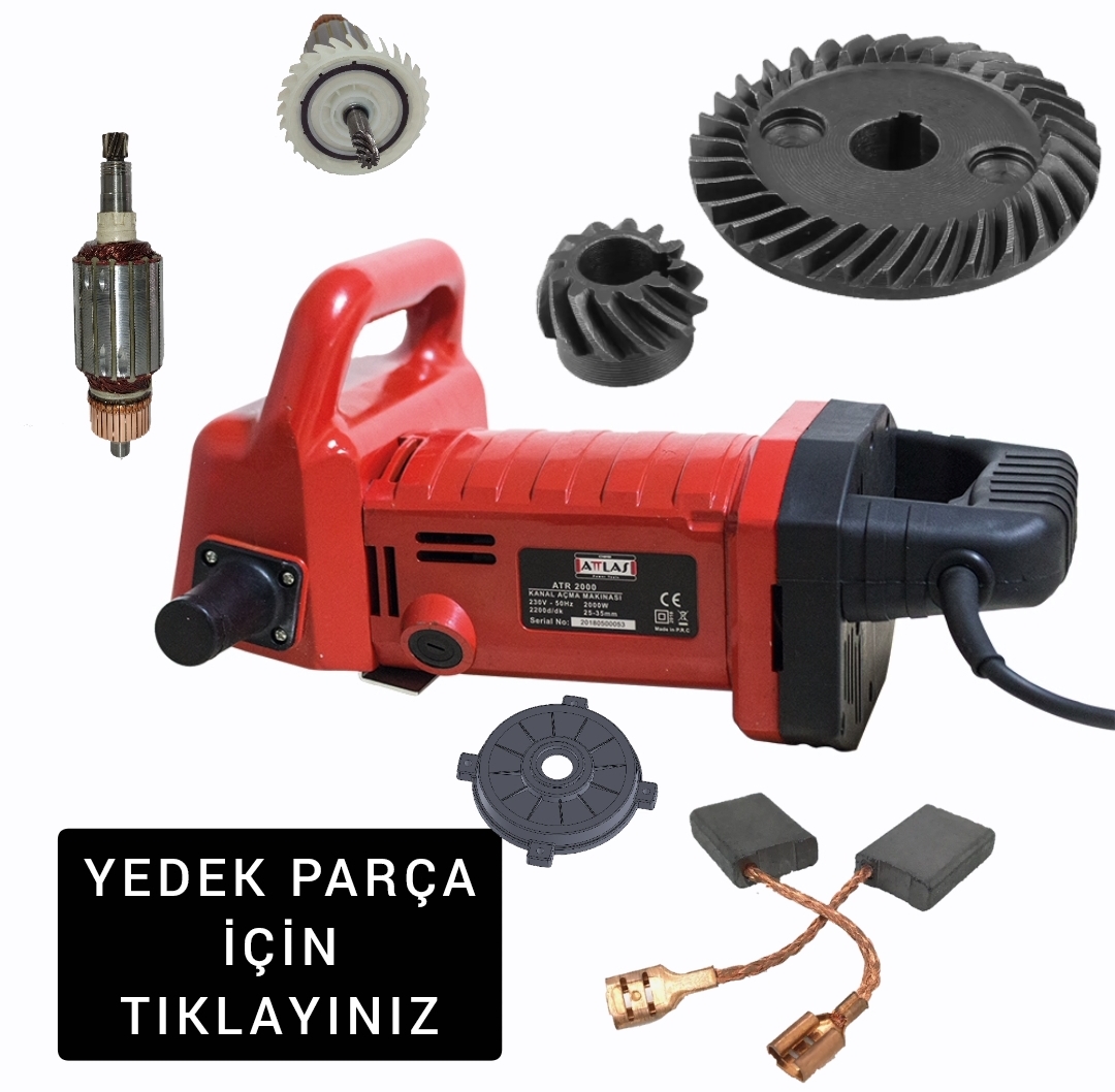 attlas atr 2000 kanal açma yedek parça