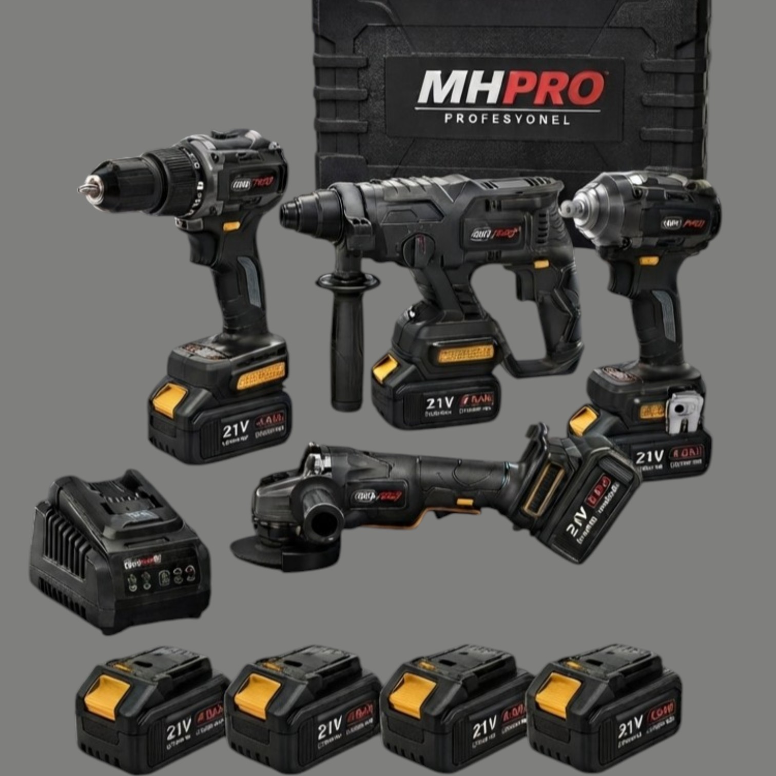 MHPRO DEWALT MODELİ BATARYALI 4 LÜ SET
